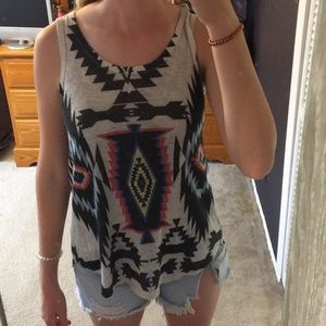Patterned tank top
